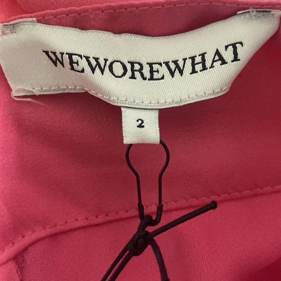 WeWoreWhat NEW 90's Inspired Coquette Indie Sleeze Pink Midi Slip Dress Size 2 - Picture 7 of 11
